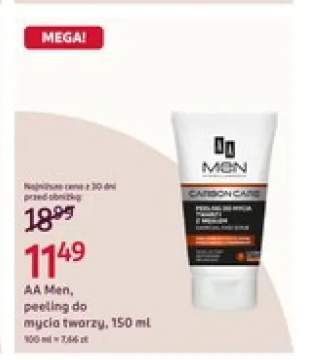 Peeling do mycia twarzy AA Men