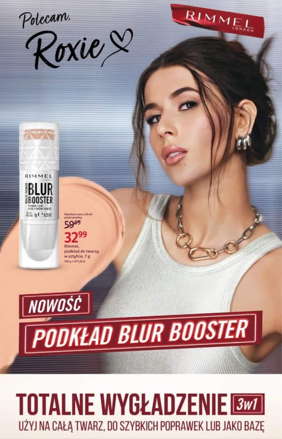 Podkład do twarzy w sztyfcie Blur Booster Rimmel