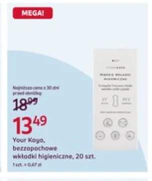 Bezzapachowe wkładki higieniczne Your Kaya
