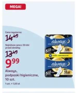 Podpaski higieniczne Always