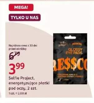 Energetyzujące płatki pod oczy Selfie Project
