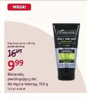 Peelingujący żel do mycia twarzy Bielenda