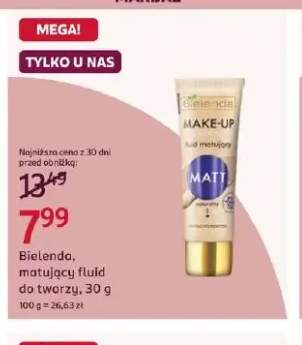 Matujący fluid do twarzy Bielenda
