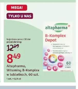Witaminy B-Komplex w tabletkach Altapharma