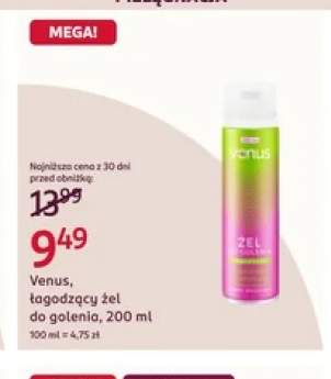 Łagodzący żel do golenia Venus