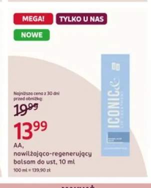 Nawilżająco-regenerujący balsam do ust AA