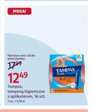Tampony higieniczne z aplikatorem Tampax
