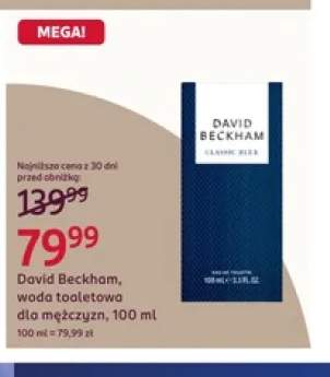 Woda toaletowa dla mężczyzn David Beckham