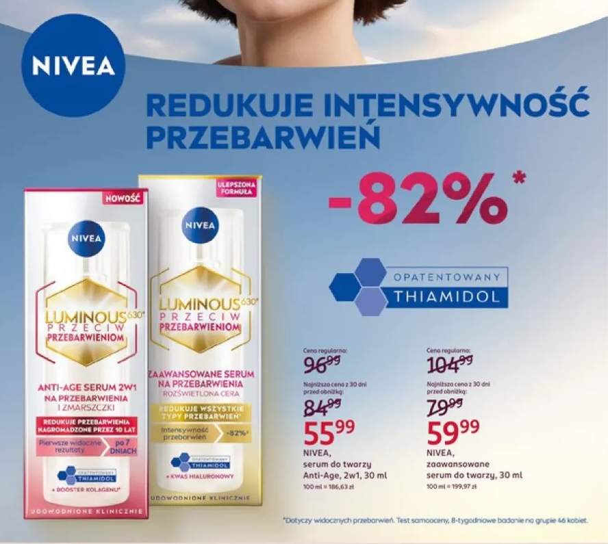 Zaawansowane serum do twarzy Nivea +1 wariant