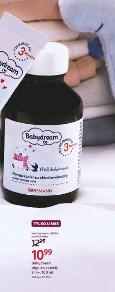 Płyn do kąpieli Babydream 3 m+