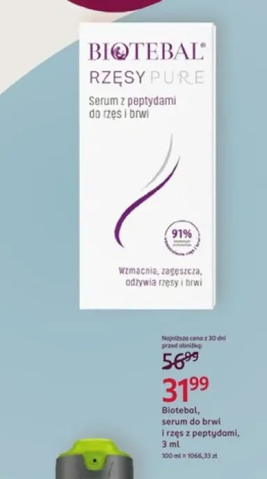 Serum do brwi i rzęs z peptydami Biotebal
