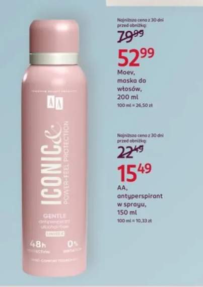 Antyperspirant w sprayu AA