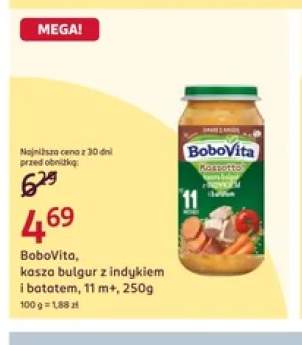 Kasza bulgur z indykiem i batatem BoboVita