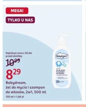Żel do mycia i szampon do włosów 2w1 Babydream